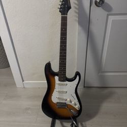 Stratocaster-style electric guitar