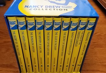 Nancy Drew books 1-10 box set mystery stories collection