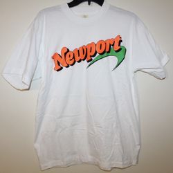Vintage 1980s Newport Cigarettes Shirt W/ Socks Size Large 