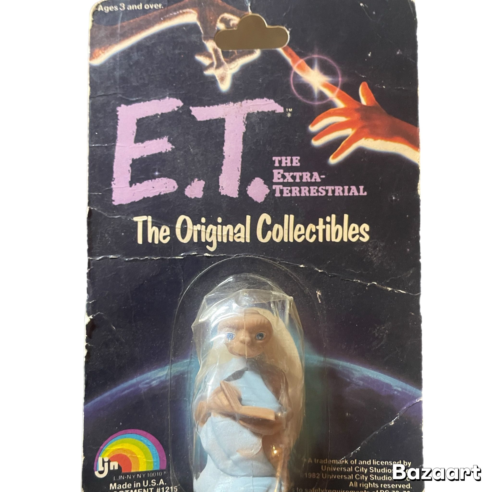 1982 VINTAGE E.T. EXTRA TERRESTRIAL THE ORIGINAL COLLECTIBLES 2.5” LJN FIGURE
