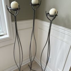 Heavy Duty Metal/iron Plant Or Candle Holders