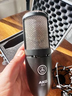 AKG P220 Condenser Microphone Recording Setup — $90 OBO
