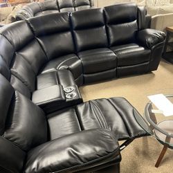 Theater Reclining Stylish Sectional!