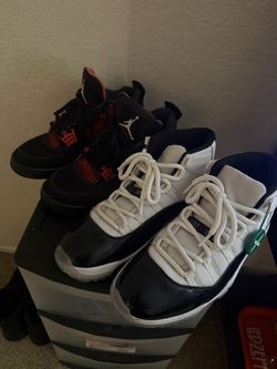Air Jordan 4’s &  Air Jordan 11 Concord Sneakers