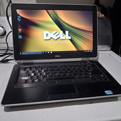 DELL Latitude  Intel core i5 laptop c   omputer.  windows 10. battery  doesn't charge,  but it works good plugged.   700 gb hard drive.  64 bit operat