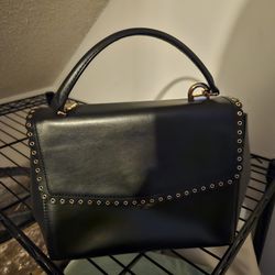 Black Leather Purse For Women