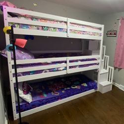 Triple Twin Bunk Bed