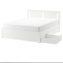 Full Size Ikea Bed Frame With Drawers