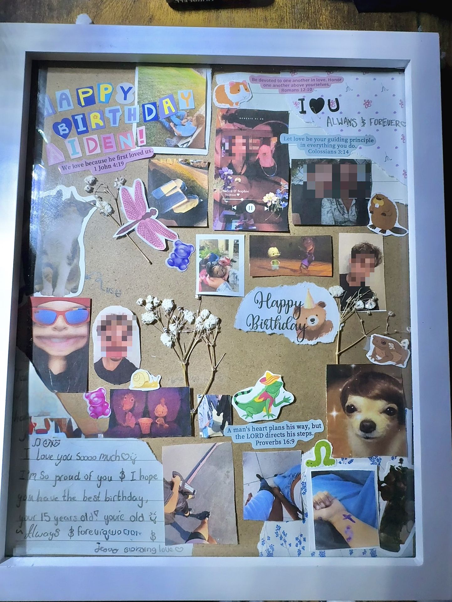 Custom Scrapbook Frame