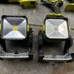 Ryobi 18V Floodlight Hybrid 110v Plug