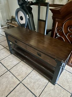 Wood TV Stand