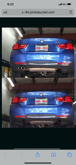 OEM BMW rear Diffuser