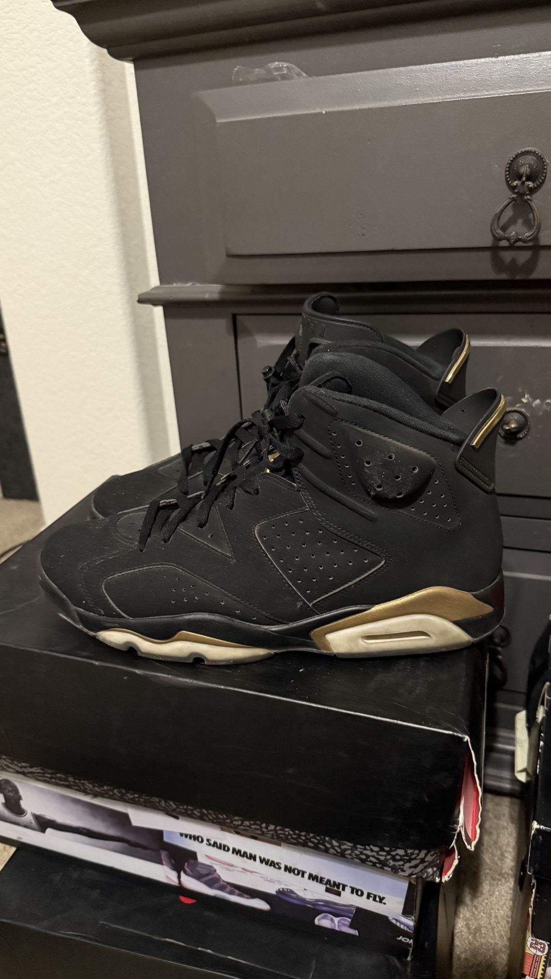 Air Jordan’s 5 Pairs With Box  And Timberlands 