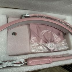 Brand New Beauty Supply Bundle Of 2-1-Half Moon Floor Lamp (pink or black), 1-27L Electric Towel Warmer (white)