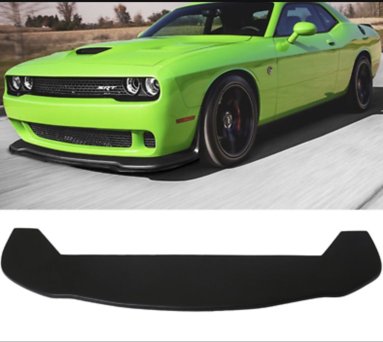 15-22 Dodge Challenger Hellcat Front Bumper Lip Spoiler