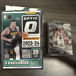 2023-24 Panini Optic NBA Blaster Box + Tony Parker Winner Stays Card - Ripped/Pulled”