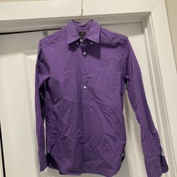 J crew purple small Men dress shirt 
