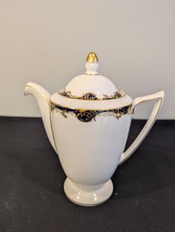 Minton Versailles Coffee Pot – Vintage Bone China with Lid – England