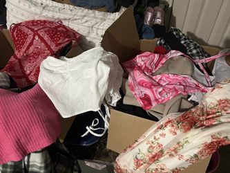 Box Full Of XS Tops 
