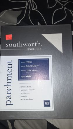 Brand new box of resume paper never opened