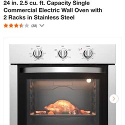 NEW IN BOX EMPAVA 24” ELECTRIC WALL OVEN WITH A FACTORY WARRANTY 5/12/25 