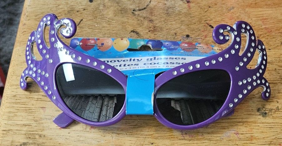 Purple URSULA SUNGLASSES HALLOWEEN
