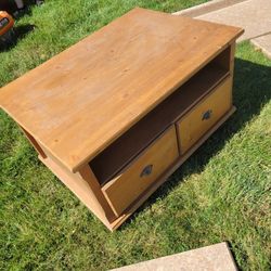 End Table with two drawers 