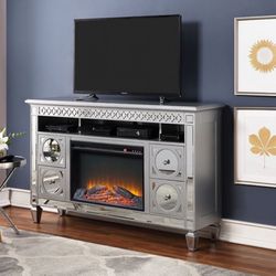 TV STAND WITH FIRE PLACE , REMOTE CONTROL (FOSCEPTRUM) $499 