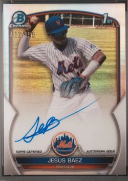 Jesus Baez 1st BOWMAN CHROME AUTO