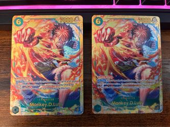 2025 One Piece OP13 Carrying On His Will Monkey.D.Luffy SEC OP13-118 - NM Lot of 2