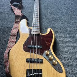 Upgraded Fender Jazz Bass Guitar MIM FSR Deluxe 2007
