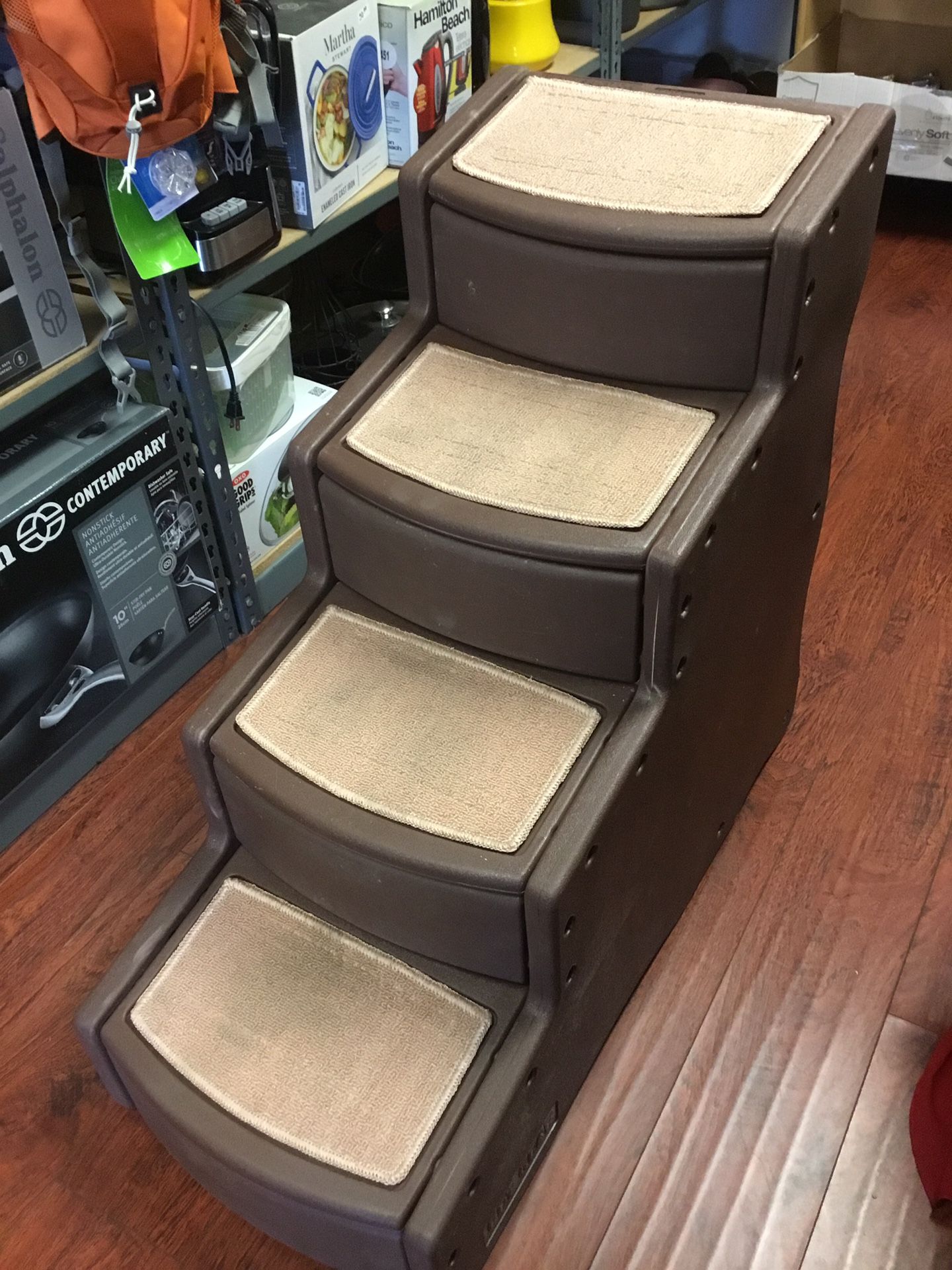 Dog stairs. 30 inches high 45 inches long