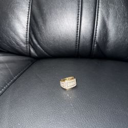 Men’s Yellow Gold Diamond Ring - JCPenney Original $1900, Excellent Condition