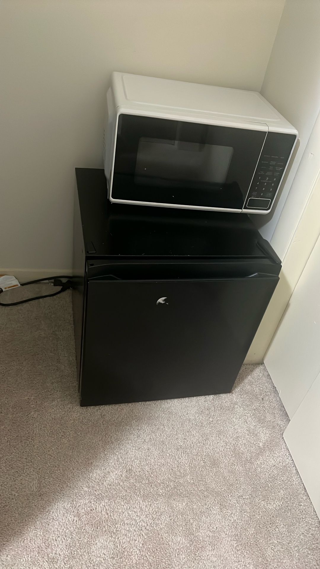 Small Refrigerator And Microwave