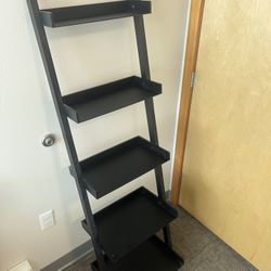 Black Ladder Shelf - Lightly Used