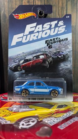 Hot Wheels Fast & Furious Cars Ford Escort RS1(contact info removed)