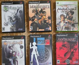 PlayStation 2 Atlus RPGs plus Xbox 360 Magna Carta 2