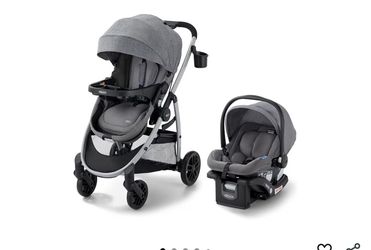 graco modes pramette 3-in 1 stroller with carseat