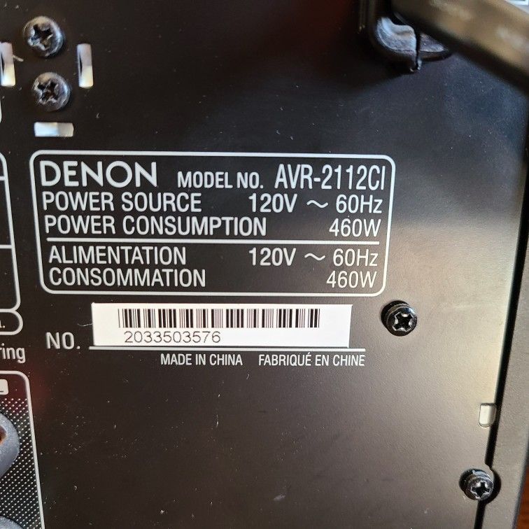 Denon Receiver AVR 2112CI