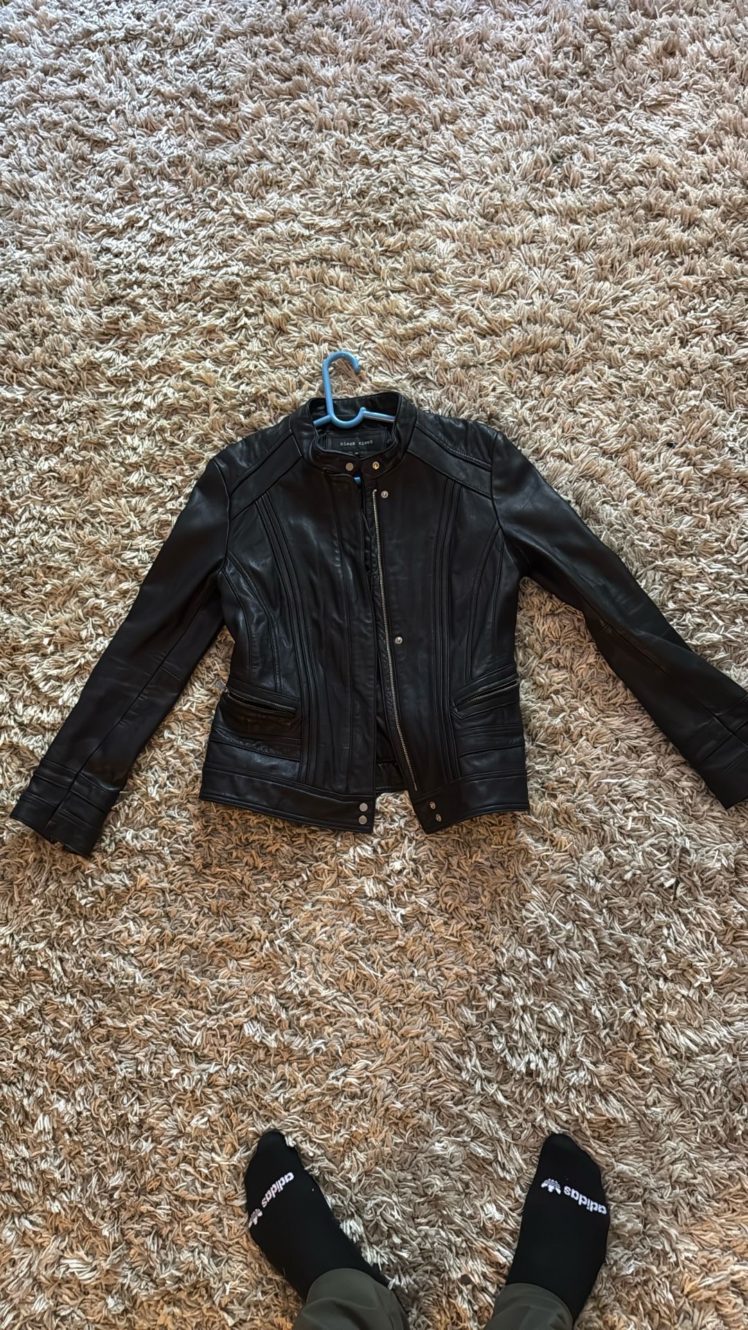 women leather jacket