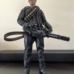 Hot Toys T2 DX10 T-800 Terminator 2 Judgement Day 1/6 (Complete With Box)