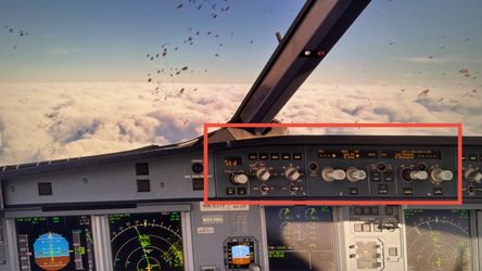 Airbus EFIS + FCU left Flight Simulator Control