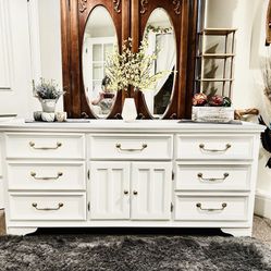 Refinished White Dresser