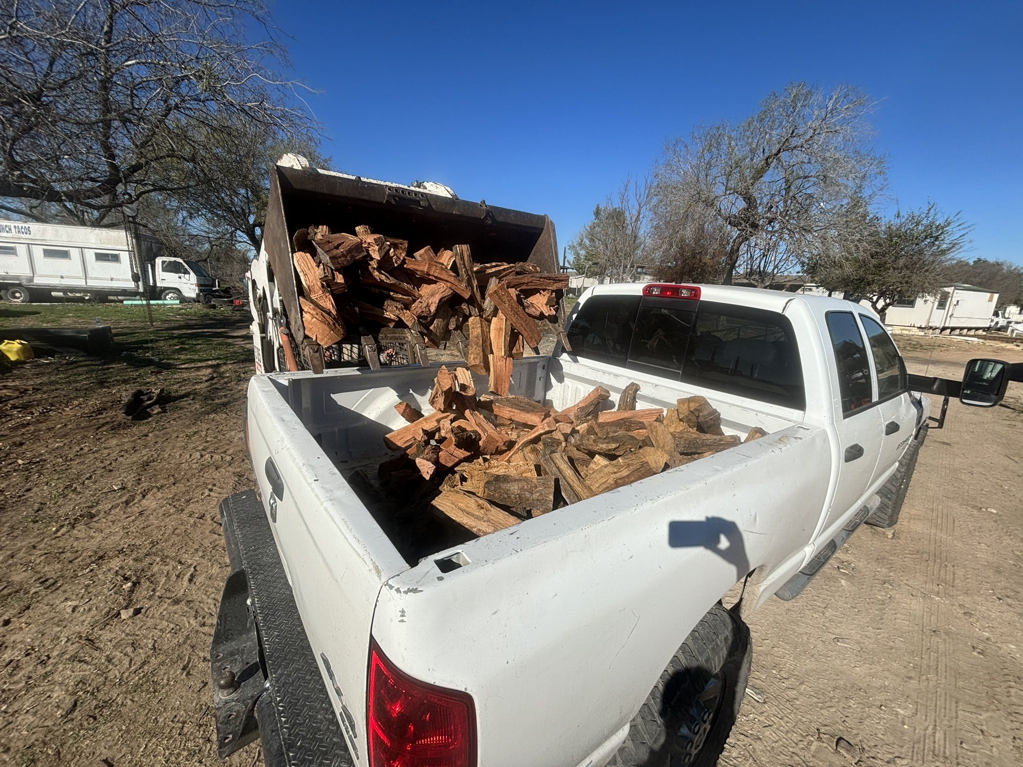 Truck Loads Fire Wood