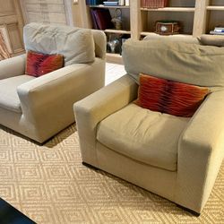 XL 11ft Sofa + Med Sofa + 2 Side Chairs (4 Piece Matching Set)