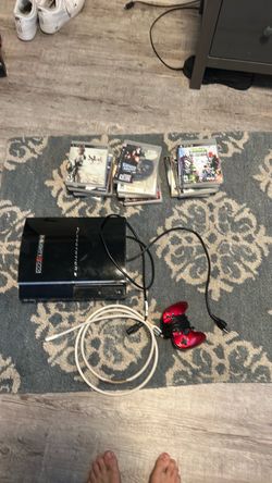PS3 console plus games