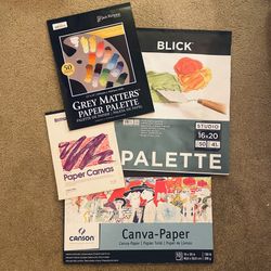 Art Pads - Painting Drawing Canvas Paper Palette Paper