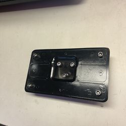 Powder coated license plate holder low profile