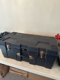 Black Tool Storage Box