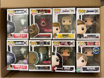 Huge Box of 23 Funko Pops